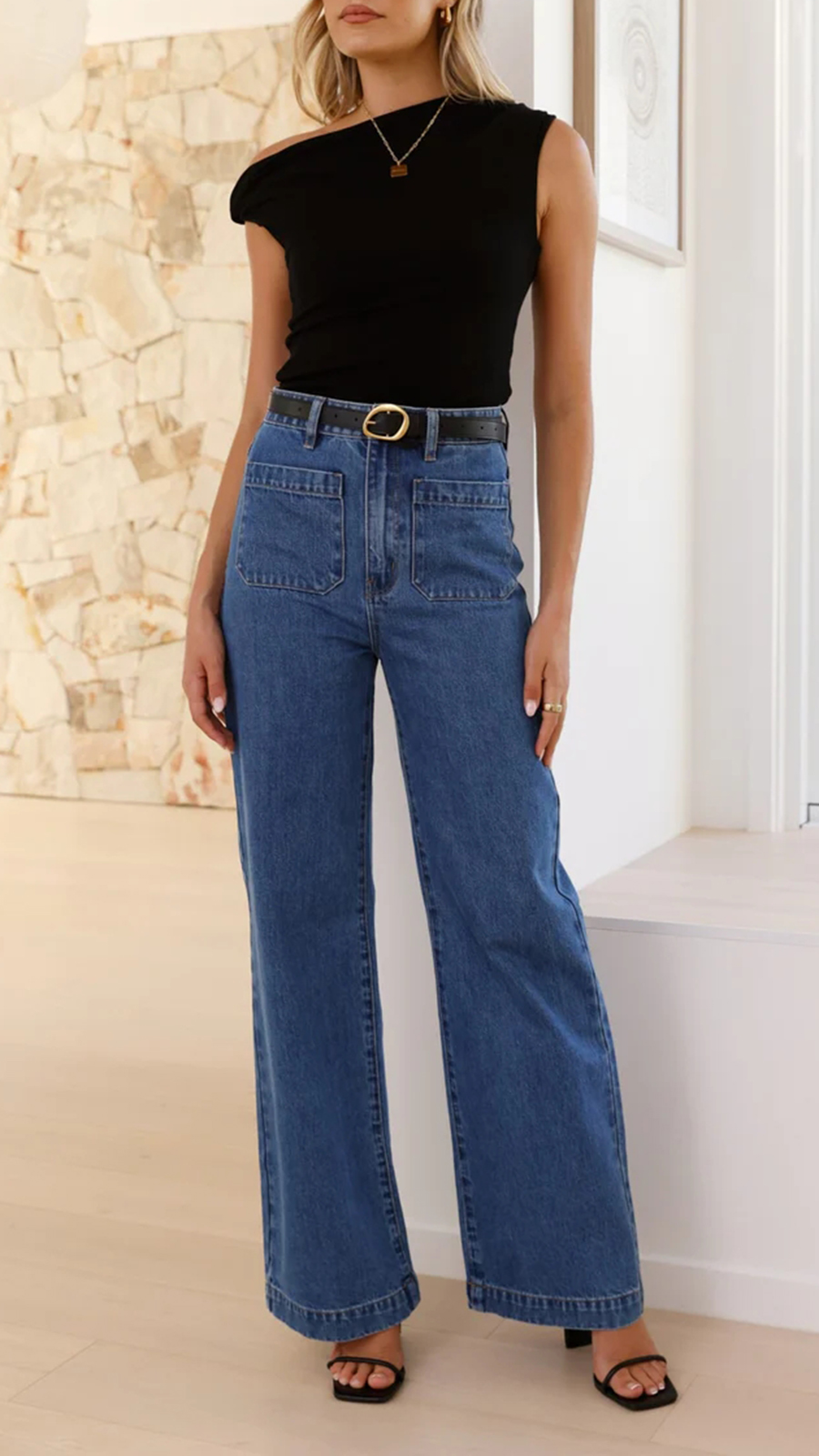 Rollas Sailor Jean Long - Ashley Blue - Image 5