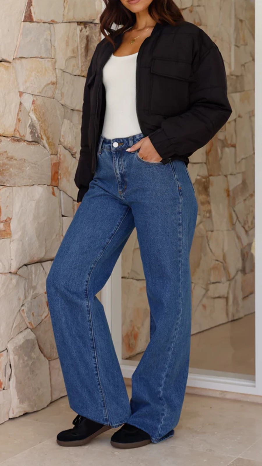 Jordan Puffer Jacket - Black - Image 2