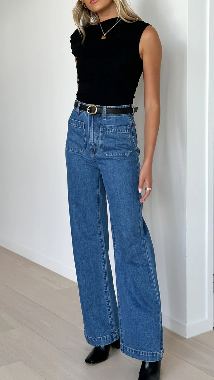 Rollas Sailor Jean Long - Ashley Blue - Image 13