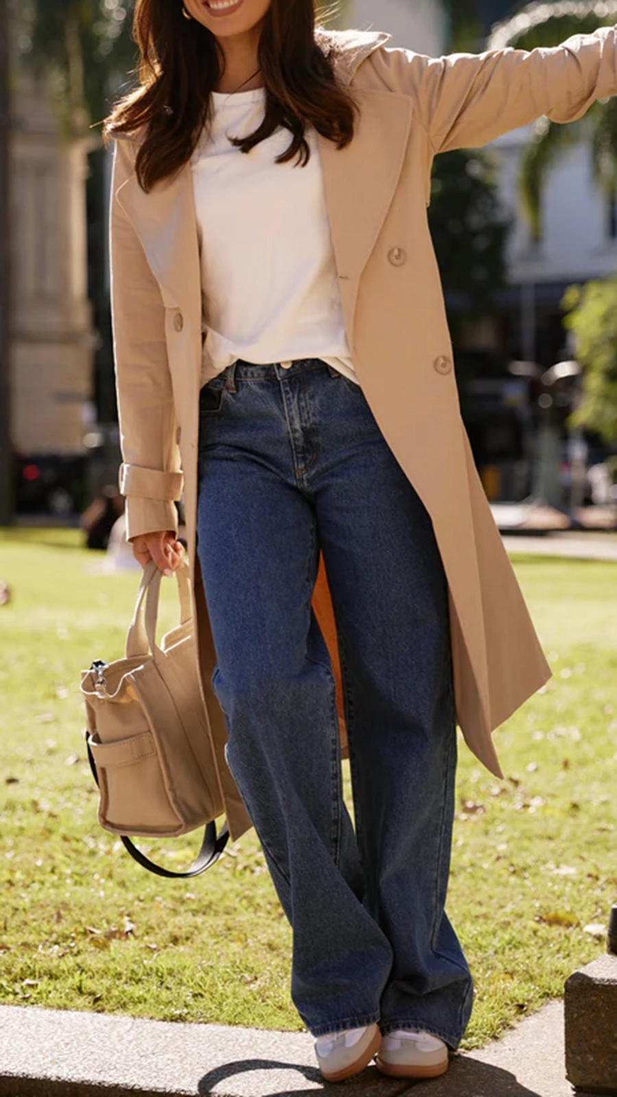 Byron Trench Coat - Camel - Image 5