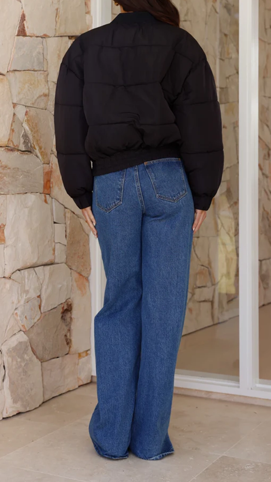 Jordan Puffer Jacket - Black - Image 4